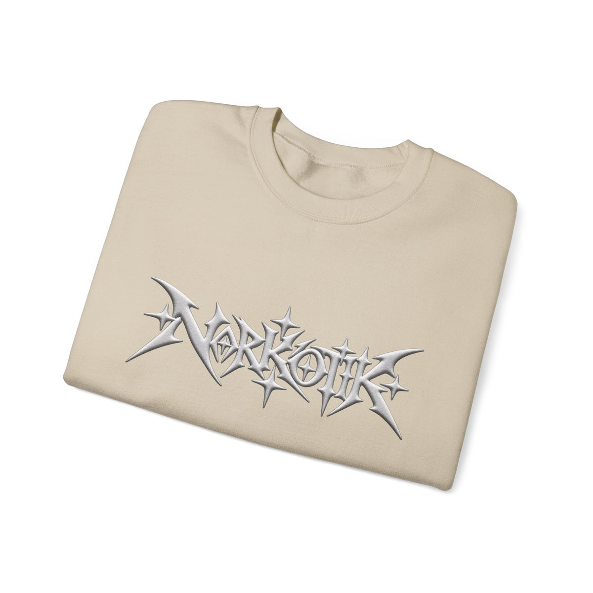 Narkotik Puff Print Heavyweight Crewneck Sweatshirt
