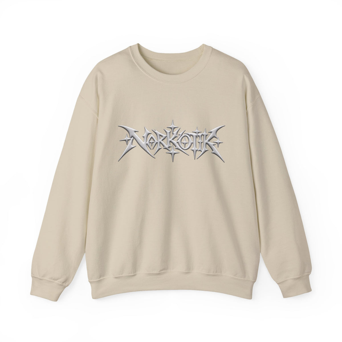 Narkotik Puff Print Heavyweight Crewneck Sweatshirt