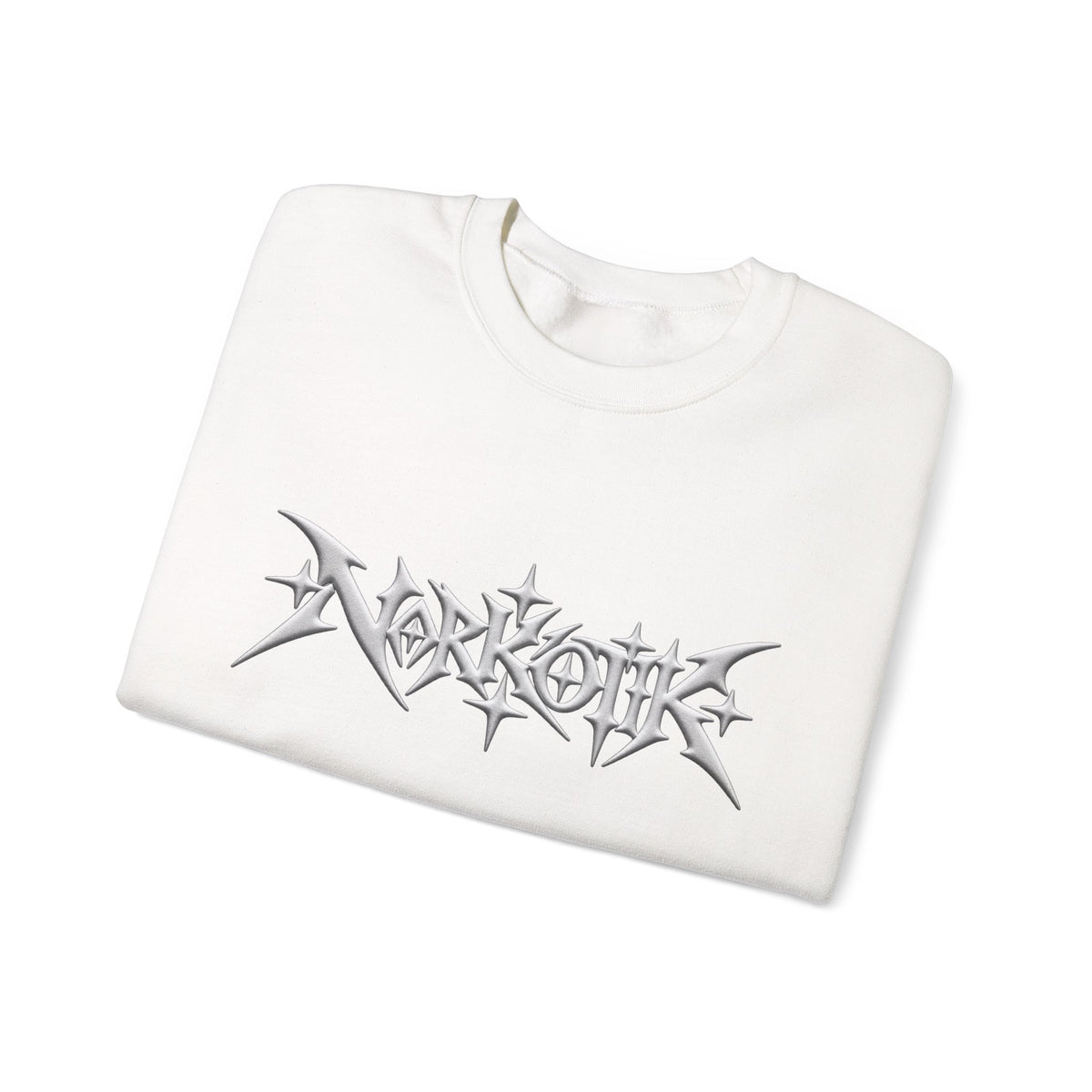 Narkotik Puff Print Heavyweight Crewneck Sweatshirt
