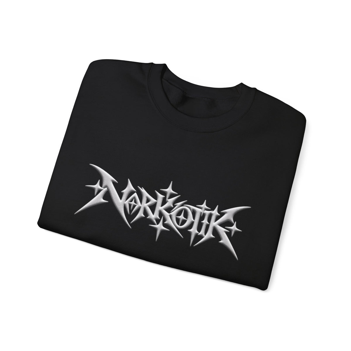 Narkotik Puff Print Heavyweight Crewneck Sweatshirt